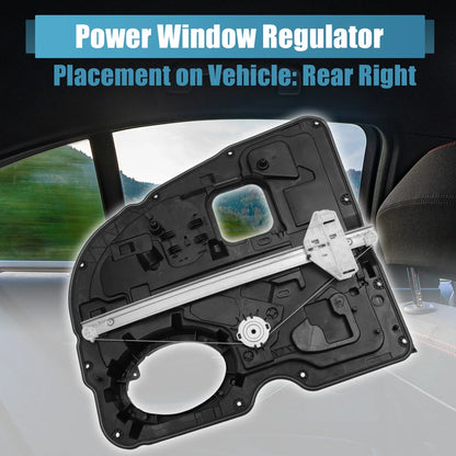 Rear Right Power Window Regulator for Dodge Ram 1500 Laramie SLT ST (2002-2023)