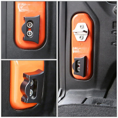 Black Alu Tailgate Latch Stop Bumper for Jeep Wrangler JL (2018-2020)