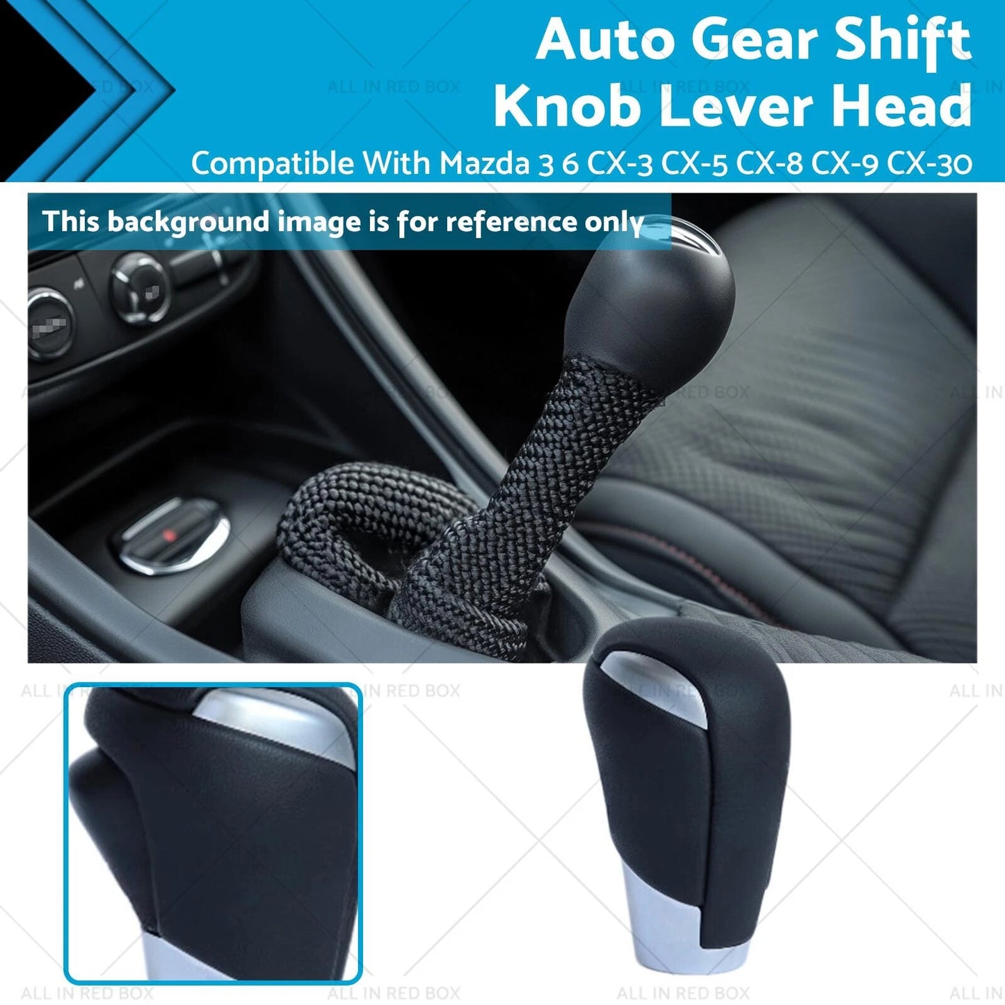 Gear Shifter Knob for Mazda 3 6 CX-3 CX-5 CX-8 CX-9 (2004-2023)
