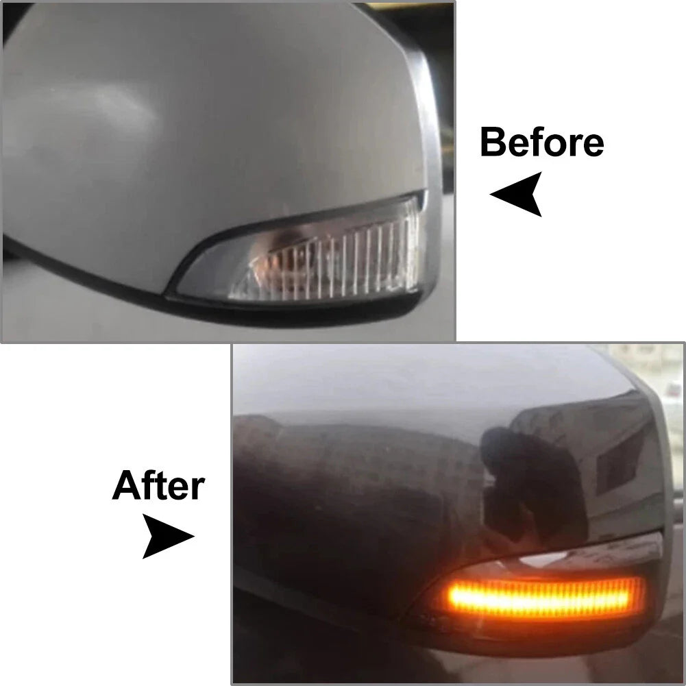 LED Dynamic Side Mirror Sequential Light for Renault Scenic III Megane MK3 (2009-2016)