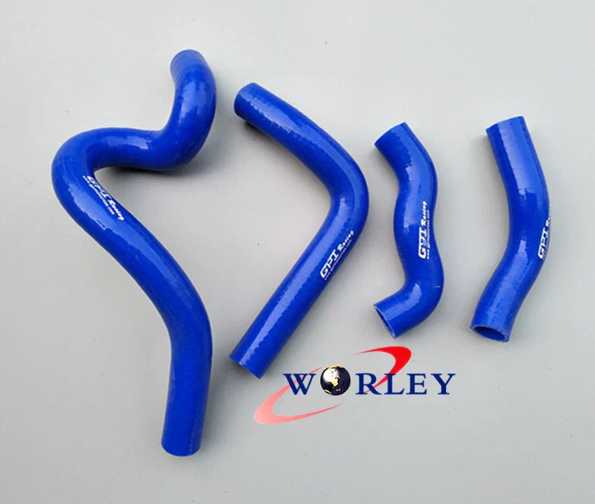 Silicone Radiator Coolant Hose for Kawasaki KLX650 1993-1996 ( Green)
