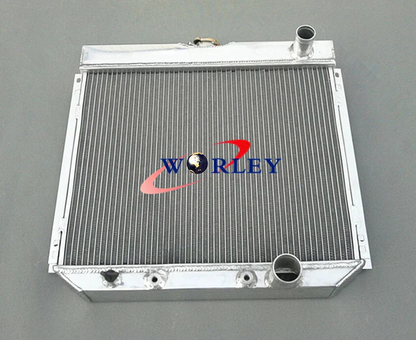 3 Row Aluminum Radiator + Fan for Ford Fairlane, Mustang (1963-1969)