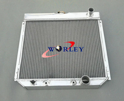 3 Row Aluminum Radiator + Fan for Ford Fairlane, Mustang (1963-1969)