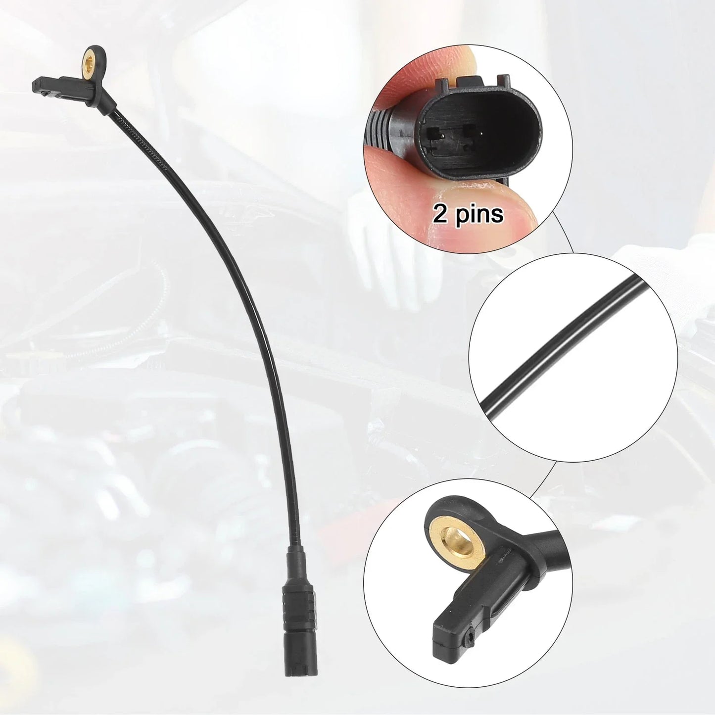 ABS Sensor for Mercedes-Benz ML550 2008-2010 (2 x Rear Left Right)