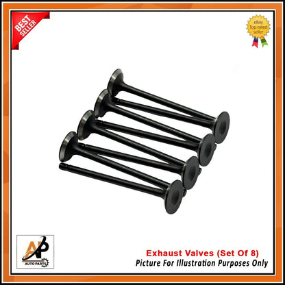 Exhaust Valves Set of 8 for Mazda 3 6 CX-5 2.2L Diesel (2013–2019)