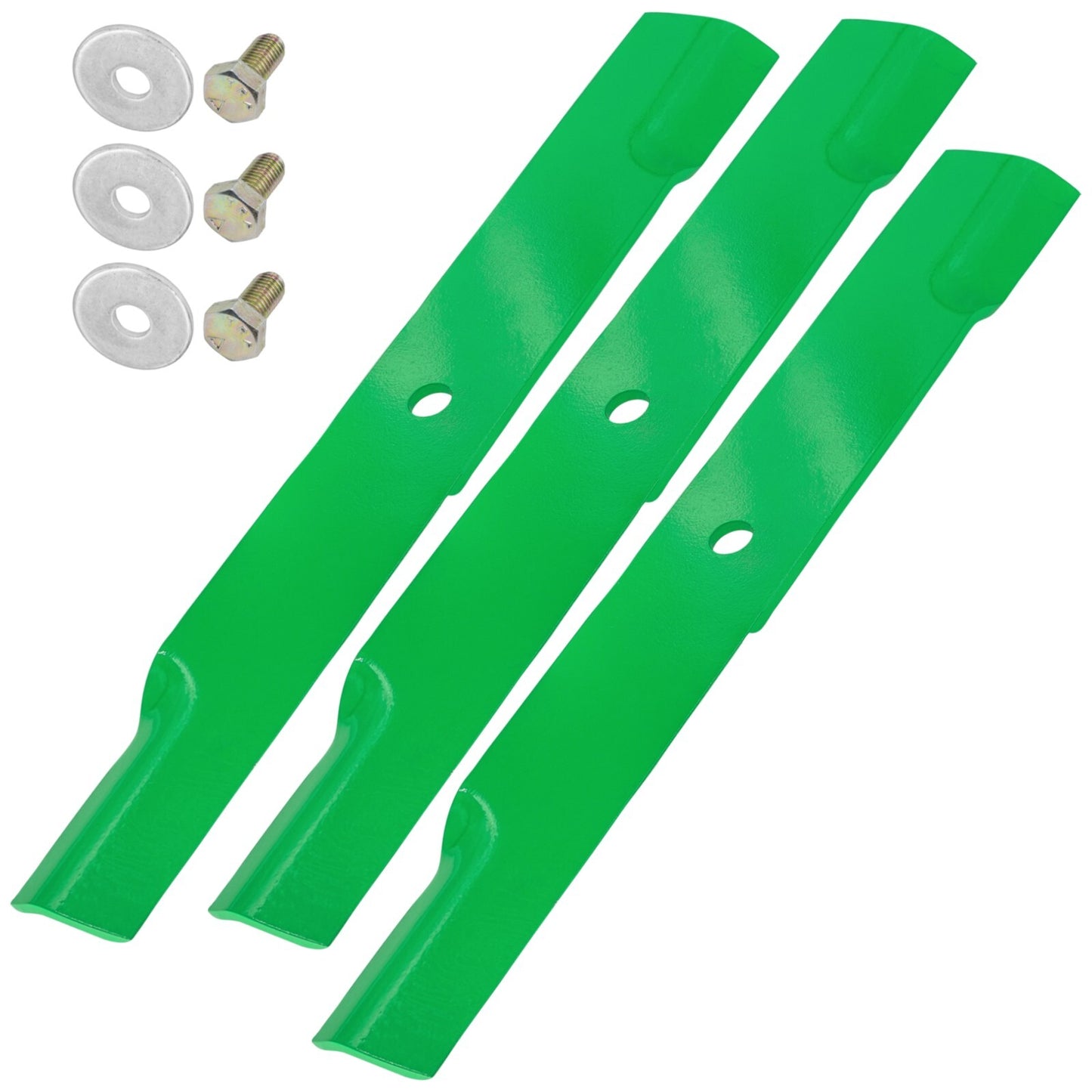 Deck Blade with Bolt Replacement for Hustler Super S Super Mini Z (2005–2018)