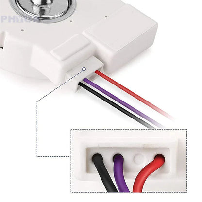 12V Freezer Fan Motor for Midea BCD-330WTV (2010-2023)