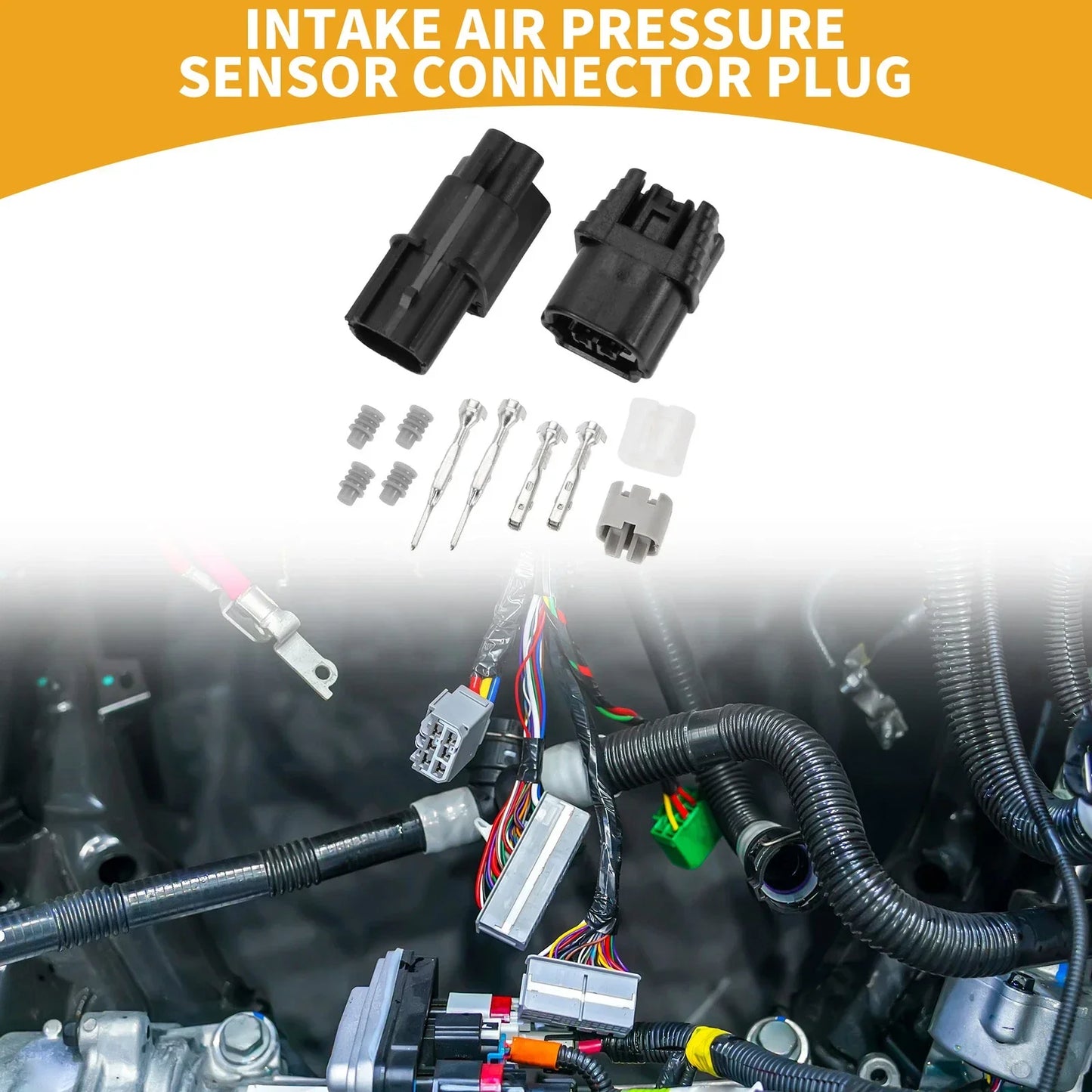 Intake Air Pressure Sensor Connector for Honda