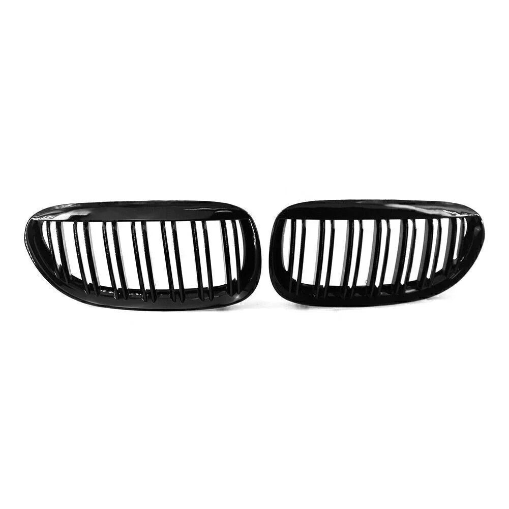 Front Bumper Upper Grill Mesh Grille Trim for BMW E63 M6 E64 M6 (2006-2010)