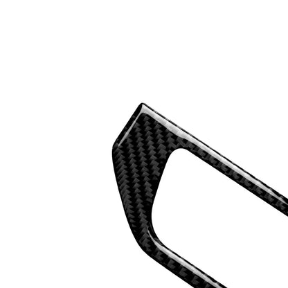 Carbon Fiber Headlight Switch Panel Cover Trim for Audi A4 B9 S4 RS4 A5 (2016-2023)