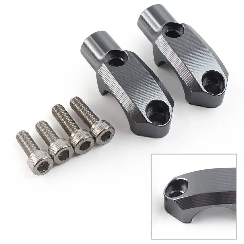Grey Master Cylinder Mirror Clamp Mount Bracket for BMW F900XR (2019-2021)