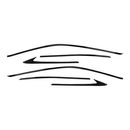 2 x Window Chrome Delete Cover Decal for Honda Civic Sedan (2022–2023)
