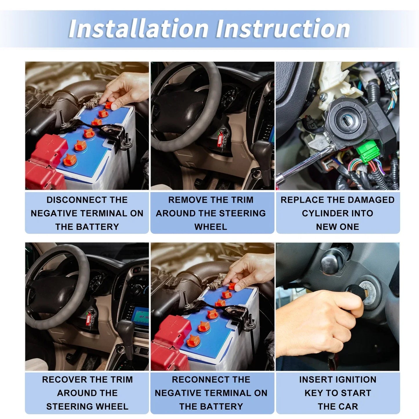 Ignition Lock Cylinder Housing for Hyundai Elantra (2017-2020)