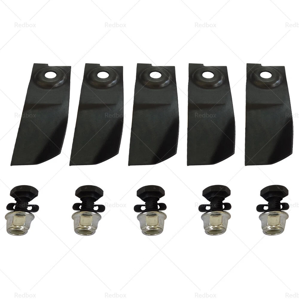 Lawn Mower Blades & Bolts 5 x 19" for Honda HRU196 HRU195 HRU194