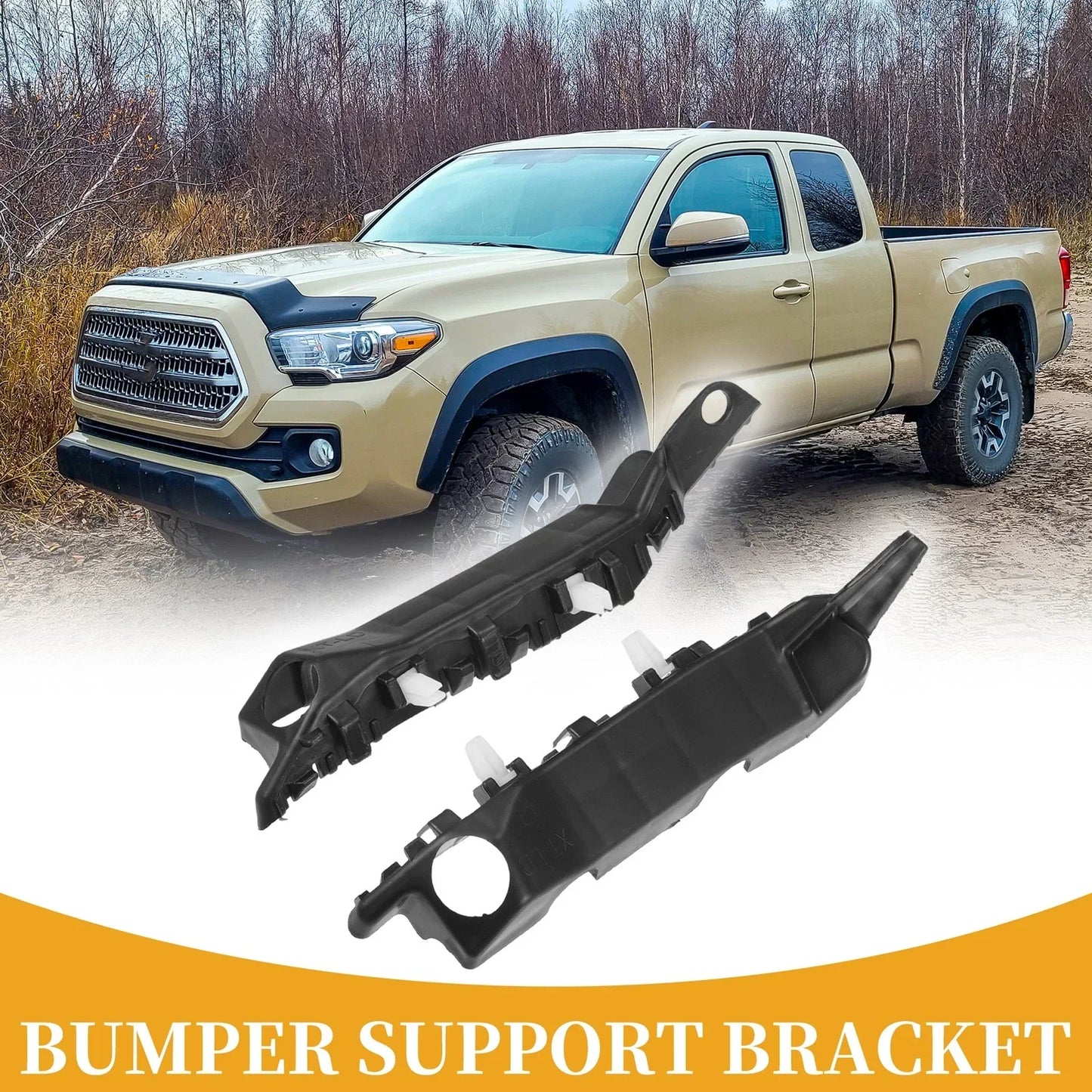 Front Bumper Support Bracket for Hyundai Elantra (2011-2016) 1 Pair