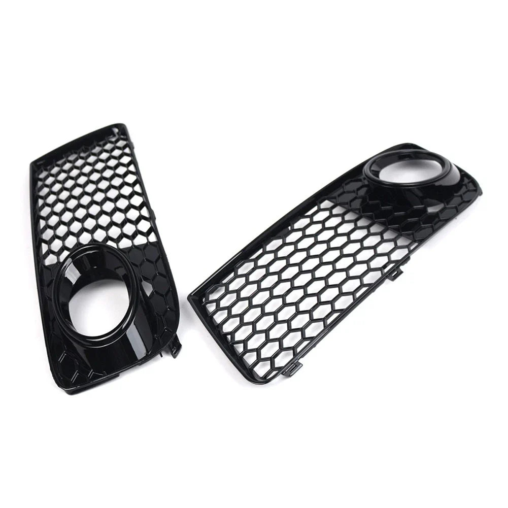 Glossy Black Honeycomb Fog Light Grille for Audi TT (2009-2014)