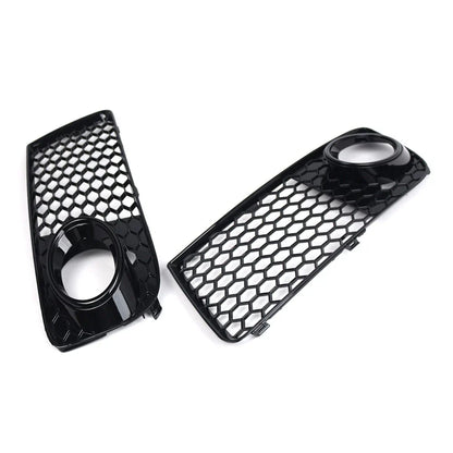 Glossy Black Honeycomb Fog Light Grille for Audi TT (2009-2014)