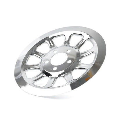 Chrome Outer Rear Pulley Cover Insert for Harley Softail Fat Boy (07-17)