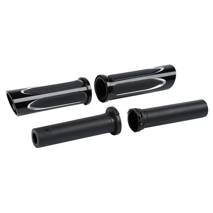 1" 25mm Handlebar Hand Grips for Harley Touring Dyna Choppers Honda Suzuki