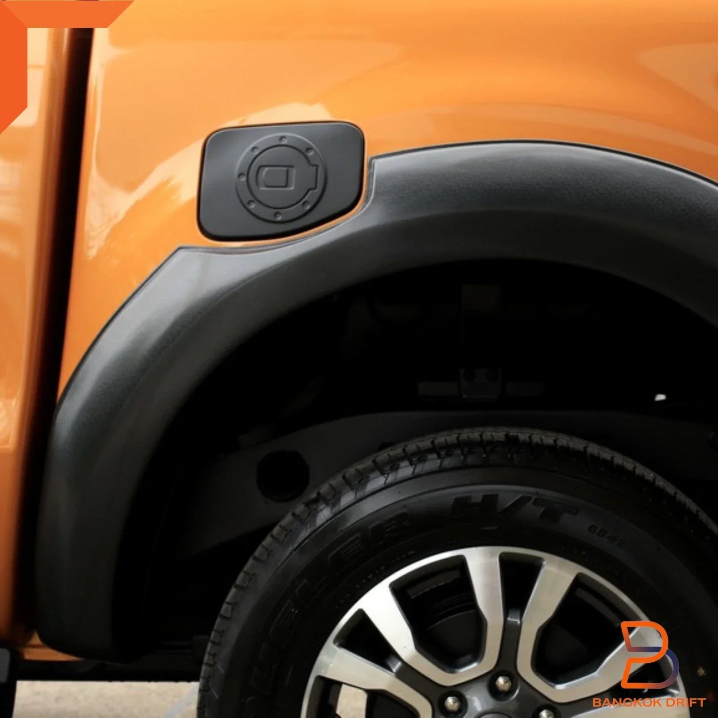 Matte Black Fender Flares for Ford Ranger Ute PX3 (2018-2021)