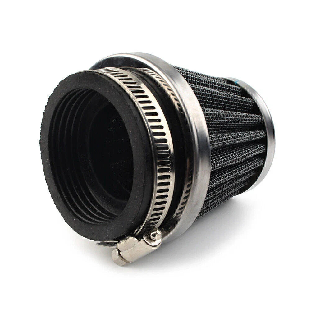 50mm Chrome Air Filter for Honda Yamaha Suzuki Motorcycle ATV Dirt Bike