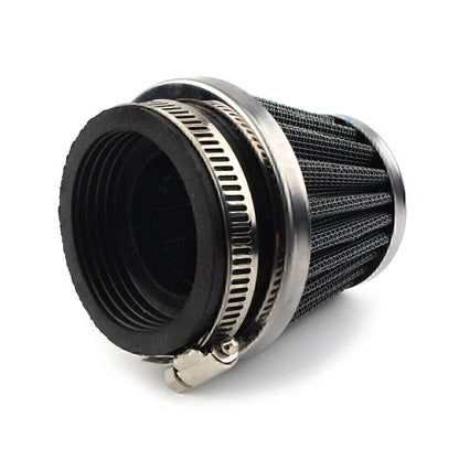 50mm Chrome Air Filter for Honda Yamaha Suzuki Motorcycle ATV Dirt Bike