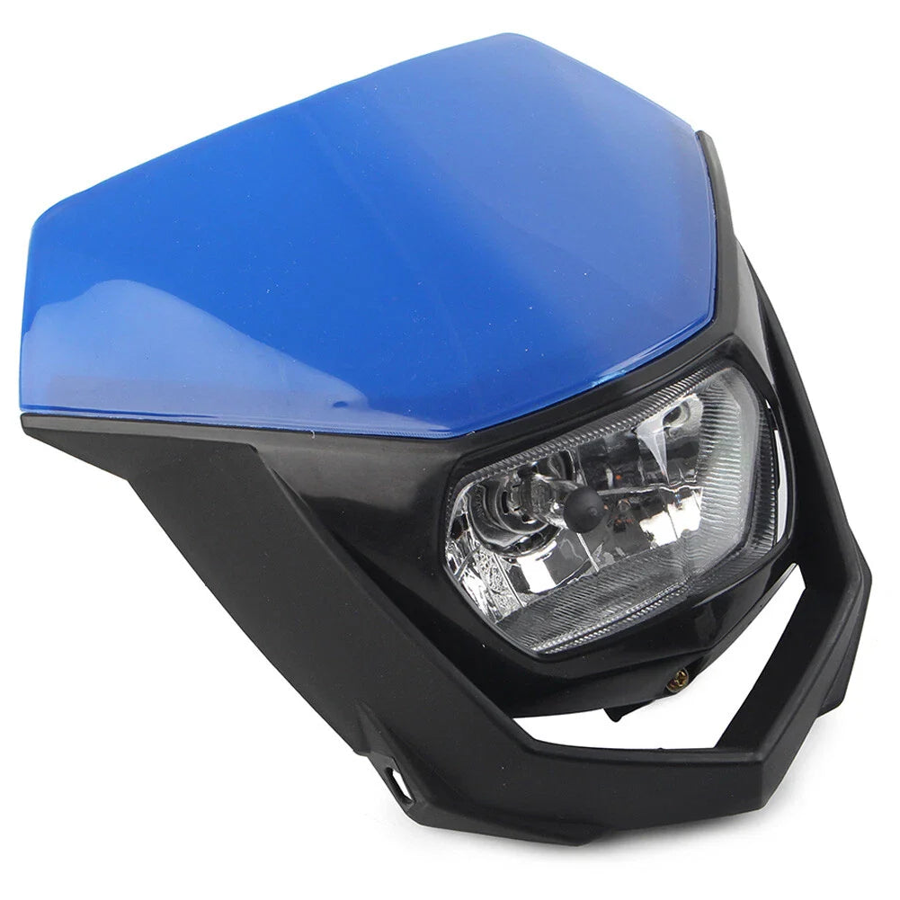 Headlight Fairing for Supermoto Dirt Bike - Blue