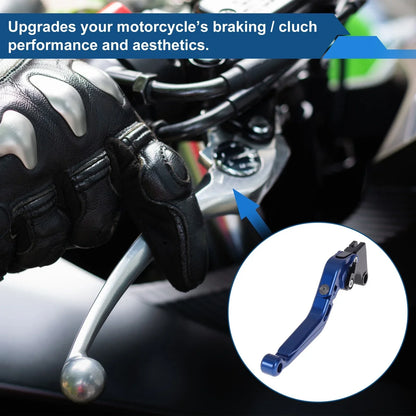 Adjustable Brake Clutch Levers for Honda CBR600RR 2007-2016 - Solid Blue