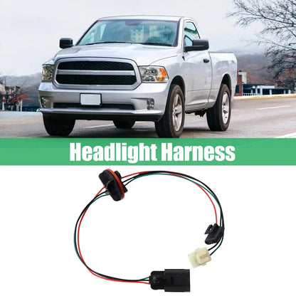 Headlight Lamp Wiring Harness for Dodge Ram 1500 2500 3500 4500 (2002-2023)