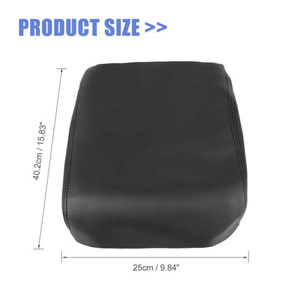 Center Console Lid Armrest Cover for Honda Pilot (2009-2015) Microfiber Leather