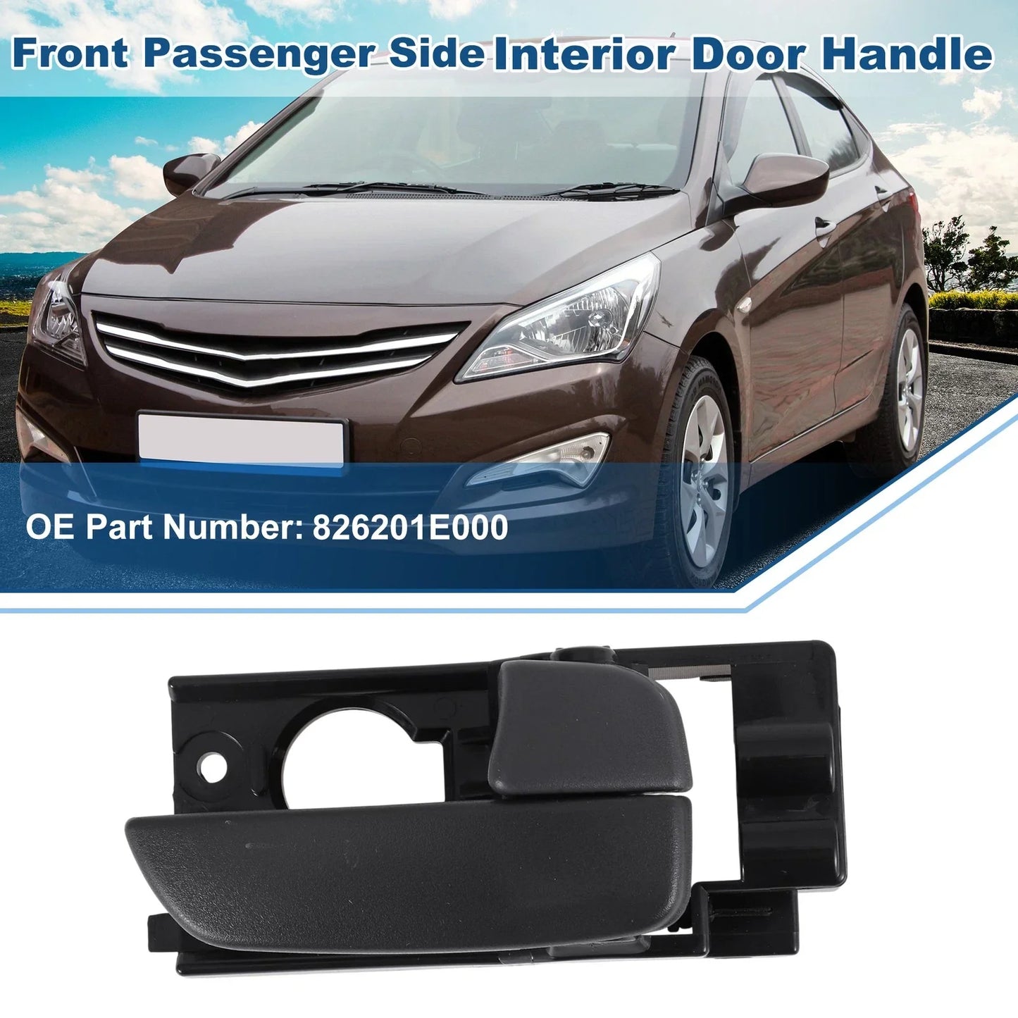 Front Driver Side Interior Door Handle for Hyundai Accent (2006-2011)