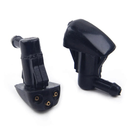 2 x Black Windshield Wiper Nozzles for Hyundai Kia Sportage (2011-2016)