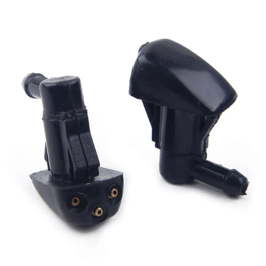 2 x Black Windshield Wiper Nozzles for Hyundai Kia Sportage (2011-2016)