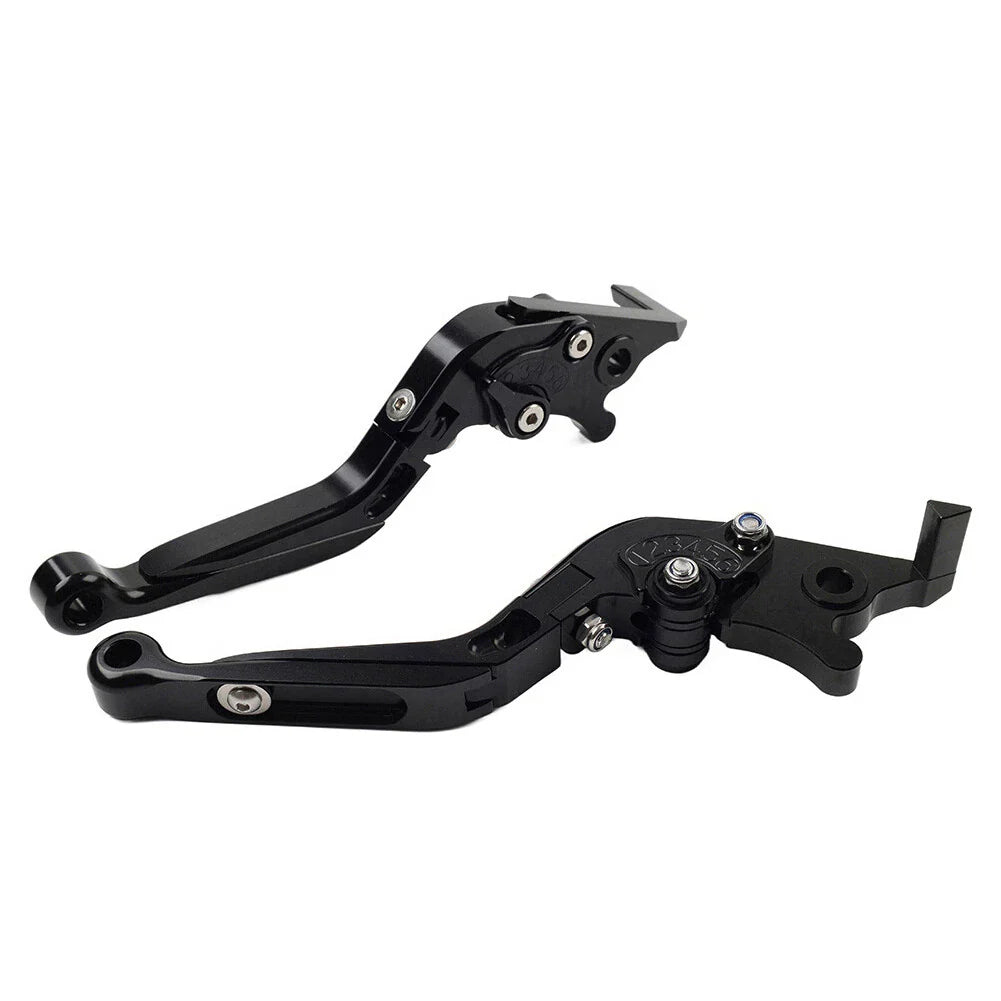 Extendable Brake Clutch Levers for BMW F650GS (2002-2007) Black