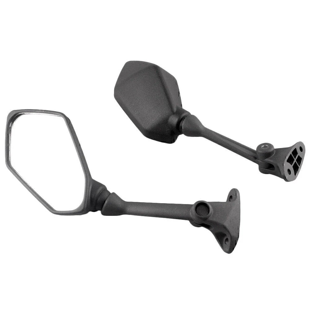 Black Left & Right Rearview Mirrors for KAWASAKI NINJA ZX6R (2009-2012)