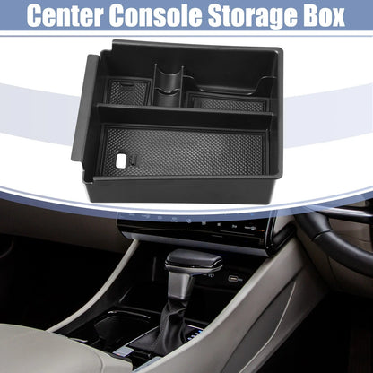 Car Center Console Storage Box for Hyundai Tucson NX4 (2021-2022) Black