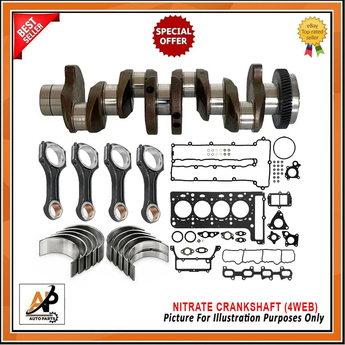 Engine Rebuild Kit for Mercedes OM651.921 2.1L CDI Diesel (2009–2017)