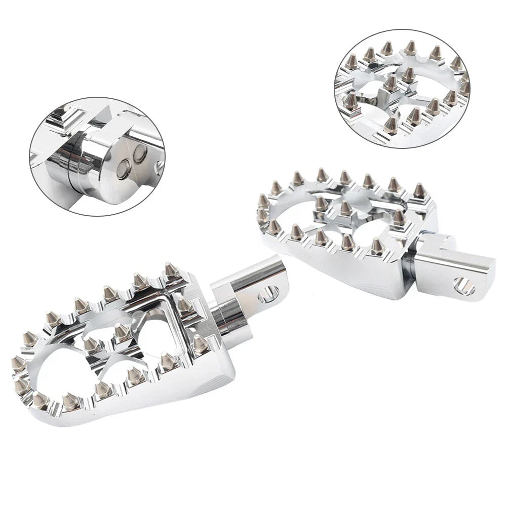 MX Style Footrests Foot Pegs for Harley Sportster XL 1200 883 48 72 (2004-2023)
