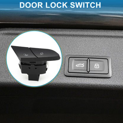 Car Door Lock Switch for Porsche Cayenne Panamera (2011-2023) Black Plastic