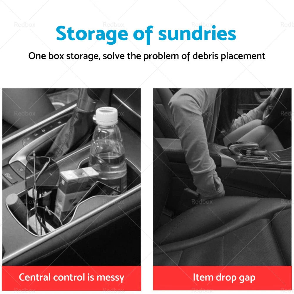 Armrest Storage Center Console Tray Box for Toyota Fortuner Hilux (2005-2023)