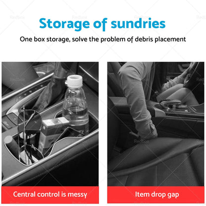 Armrest Storage Center Console Tray Box for Toyota Fortuner Hilux (2005-2023)
