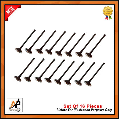 Engine Intake Valve Kit 16 Piece Replacement for Jaguar XJ XF XK (2005–2017)