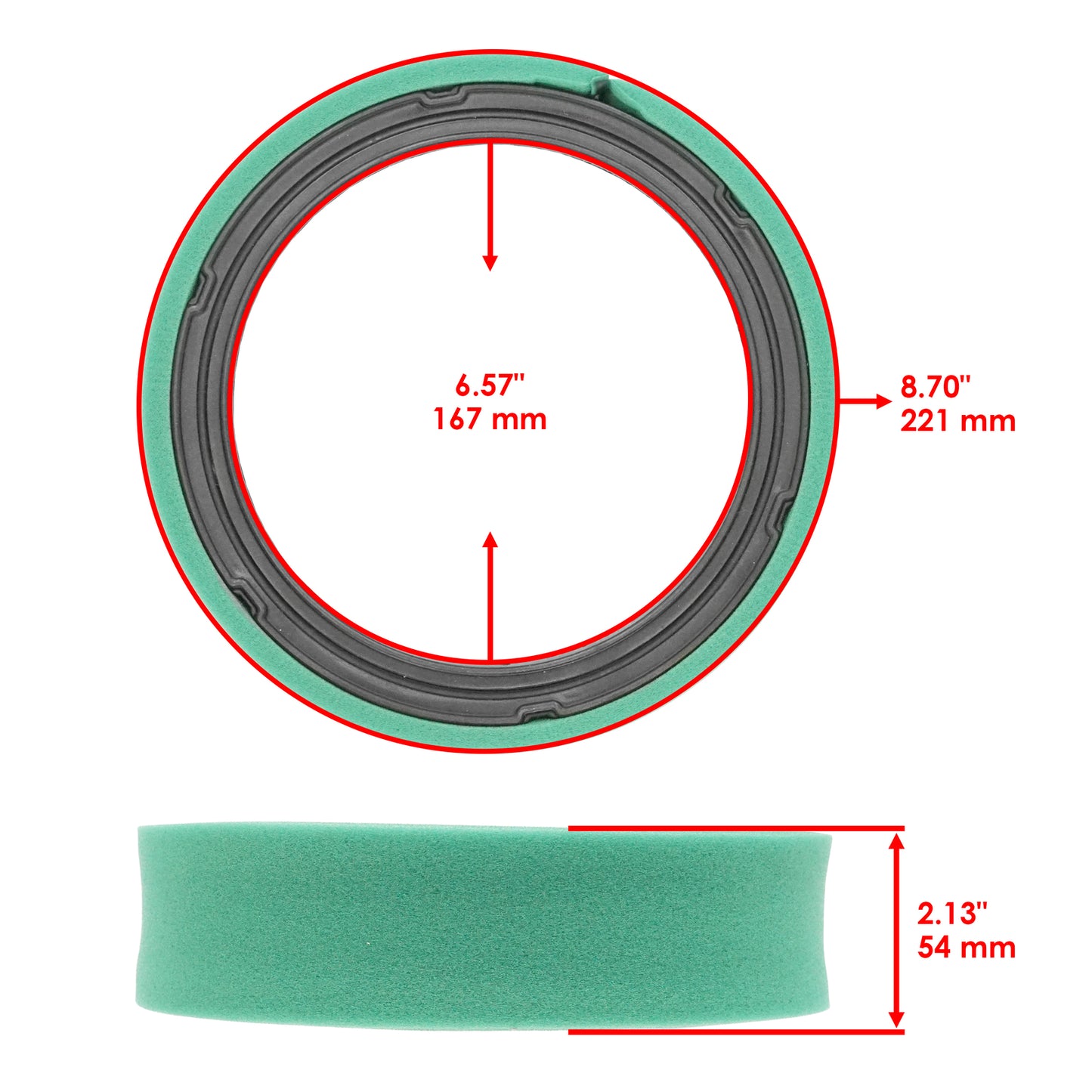 Air Filter Replacement for John Deere 316 317 318 420 (2007–2017)