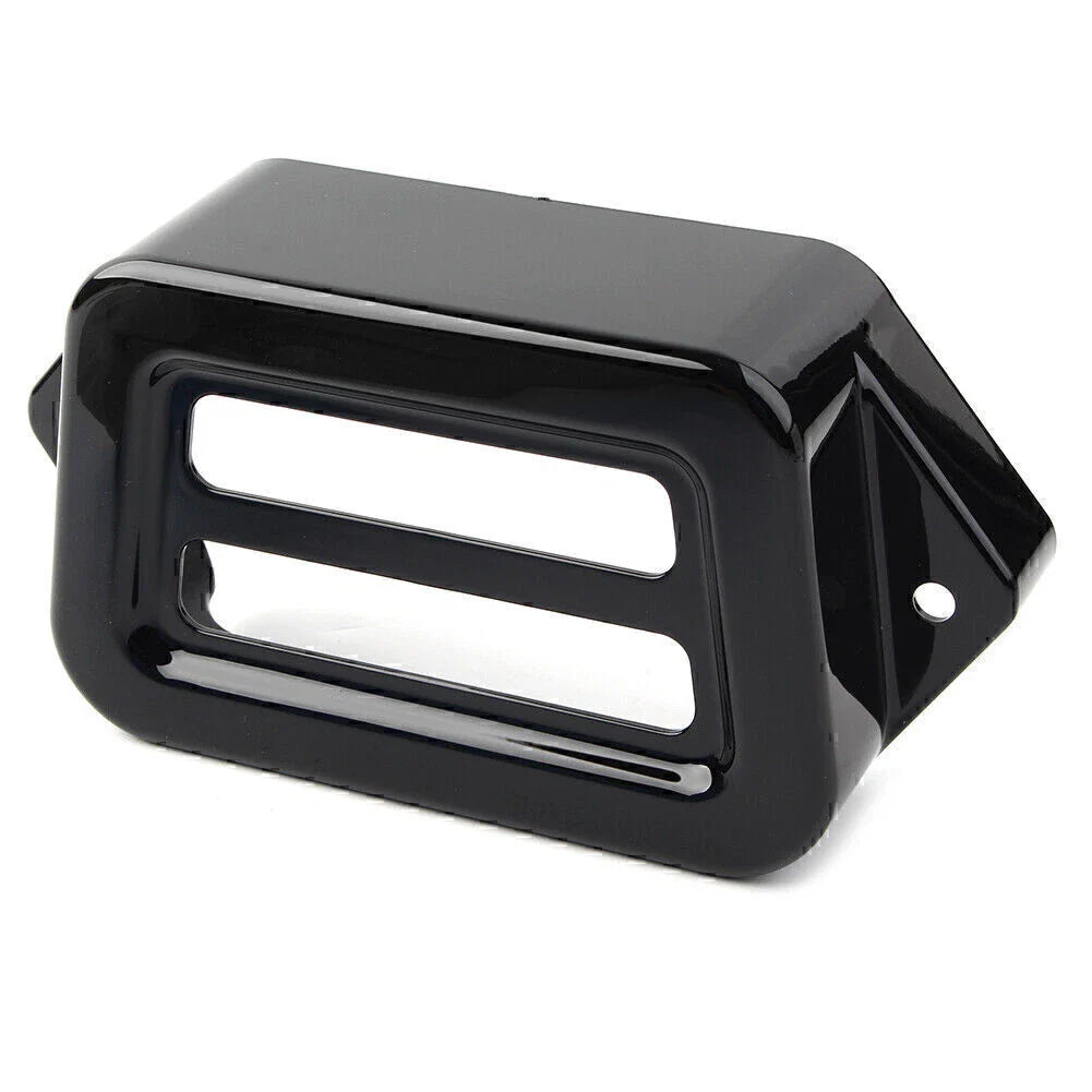 Black Voltage Regulator Cover for Harley Road Glide, Road King (1998-2008)