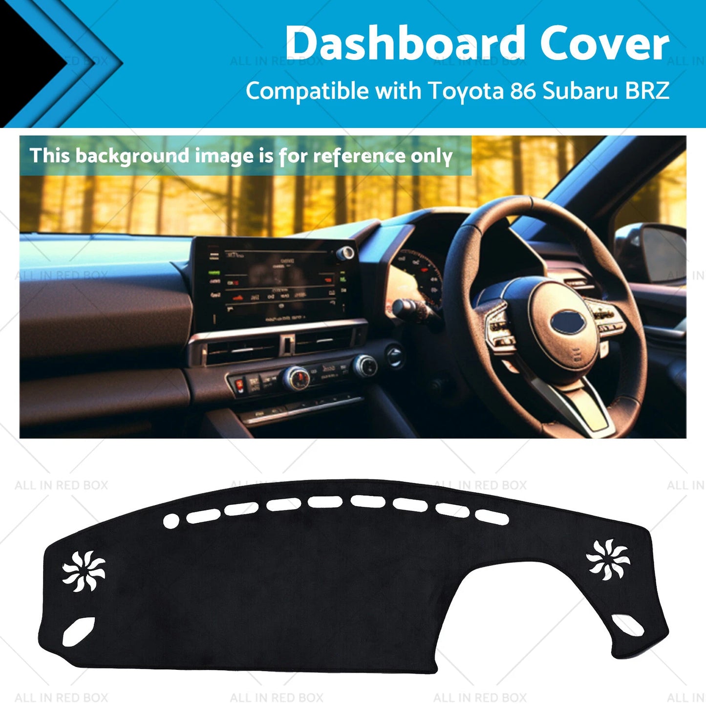 Dashboard Sunshade for Toyota 86 Subaru BRZ 2021-2023