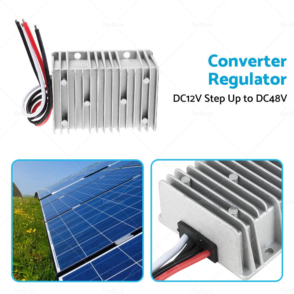 12V to 48V 8A Step-Up Power Converter Regulator Waterproof