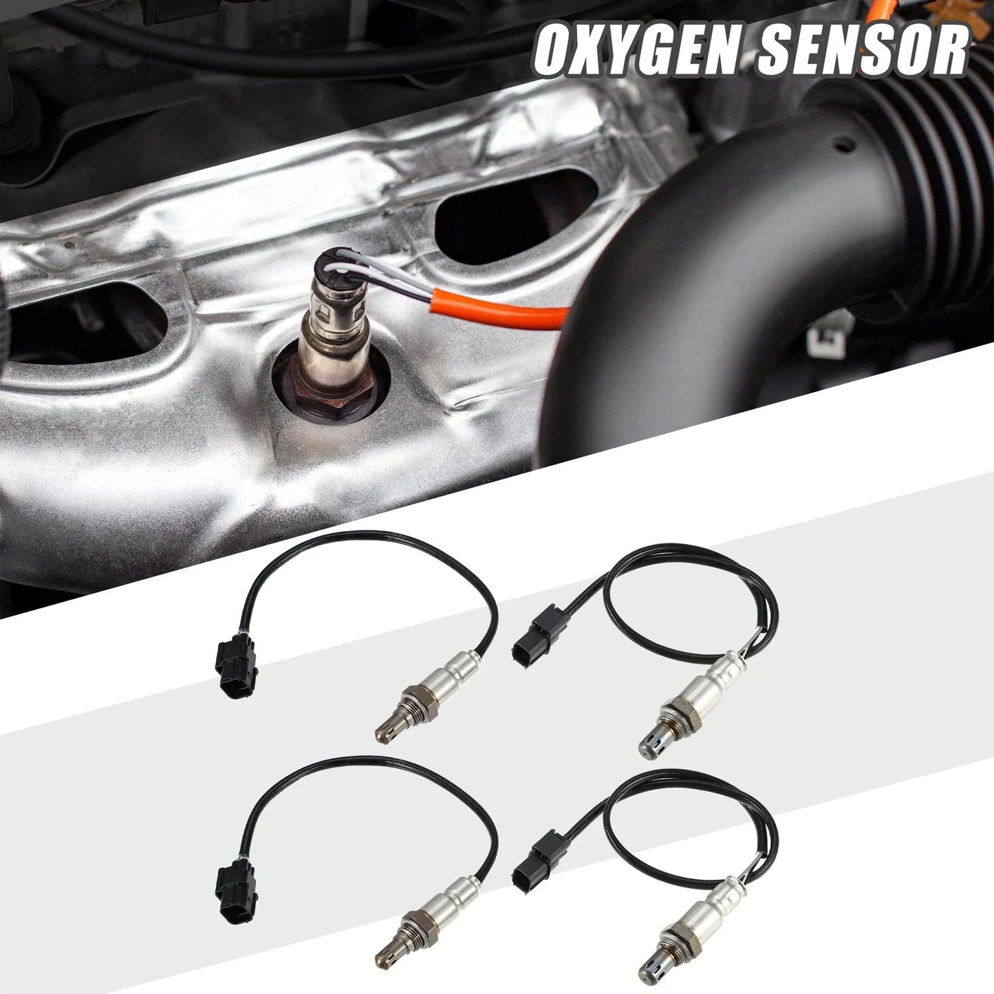 4 x O2 Oxygen Sensors for Honda Odyssey 2011-2013 V6 3.5L