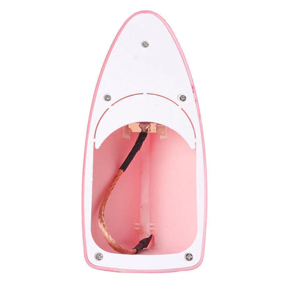 Red Shark Fin Roof Antenna Radio Receiver for Universal Cars