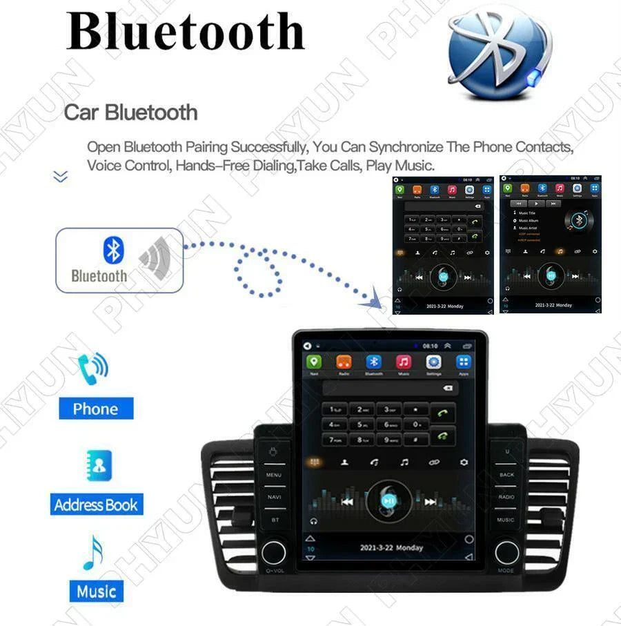 9.5" Android 10.1 Car Stereo GPS Radio for Subaru Outback Legacy (2003-2009)