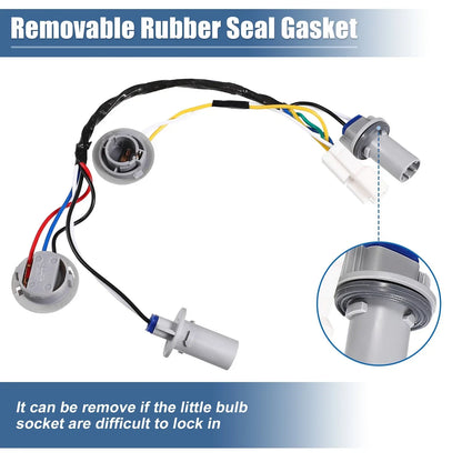2 x Tail Lamp Holder Wiring Harness for Hyundai Sonata 2011-2014